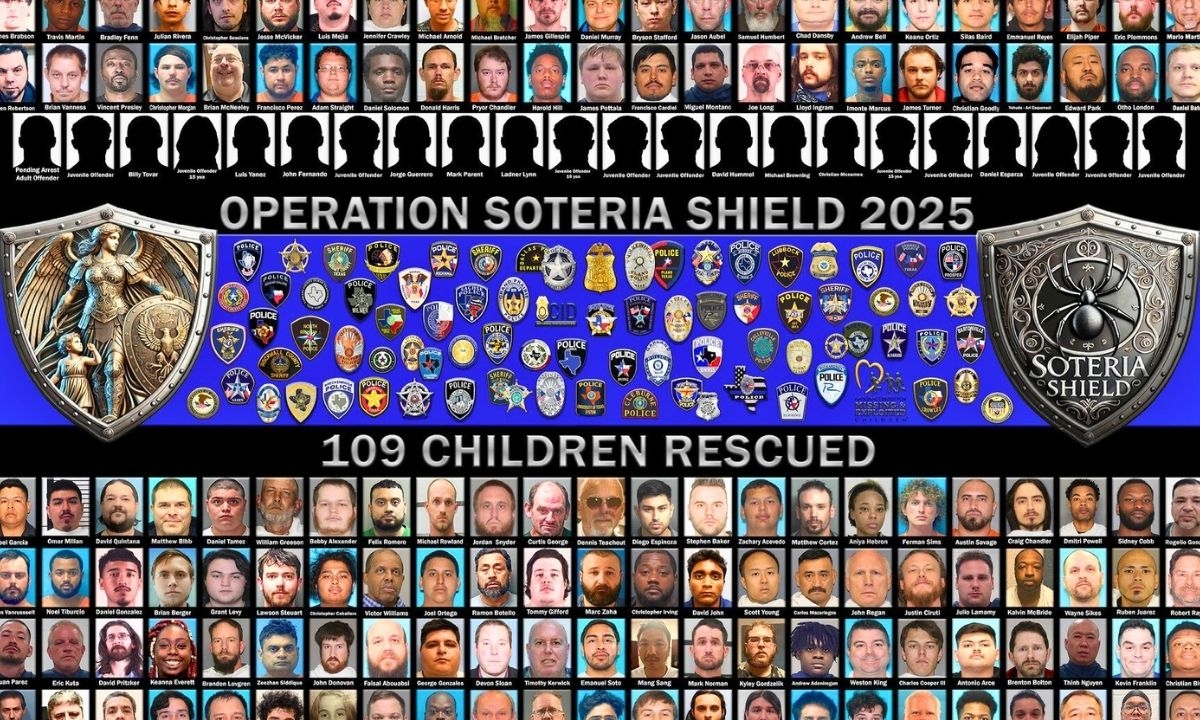 109 Kids Saved, 244 Suspects Nabbed In Texas' ‘Operation Soteria Shield'
