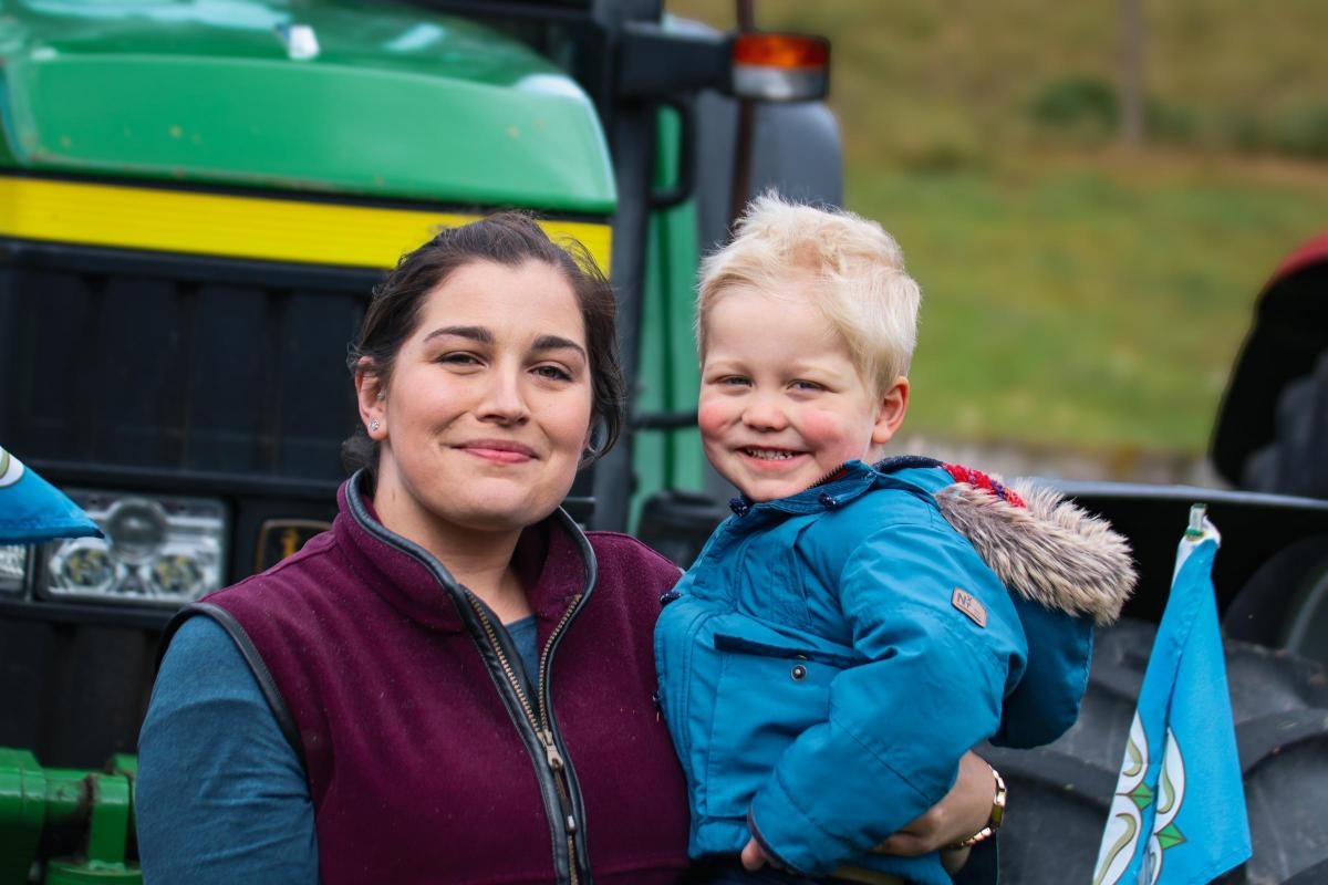 Tractor run raises record amount to support boy with rare genetic condition