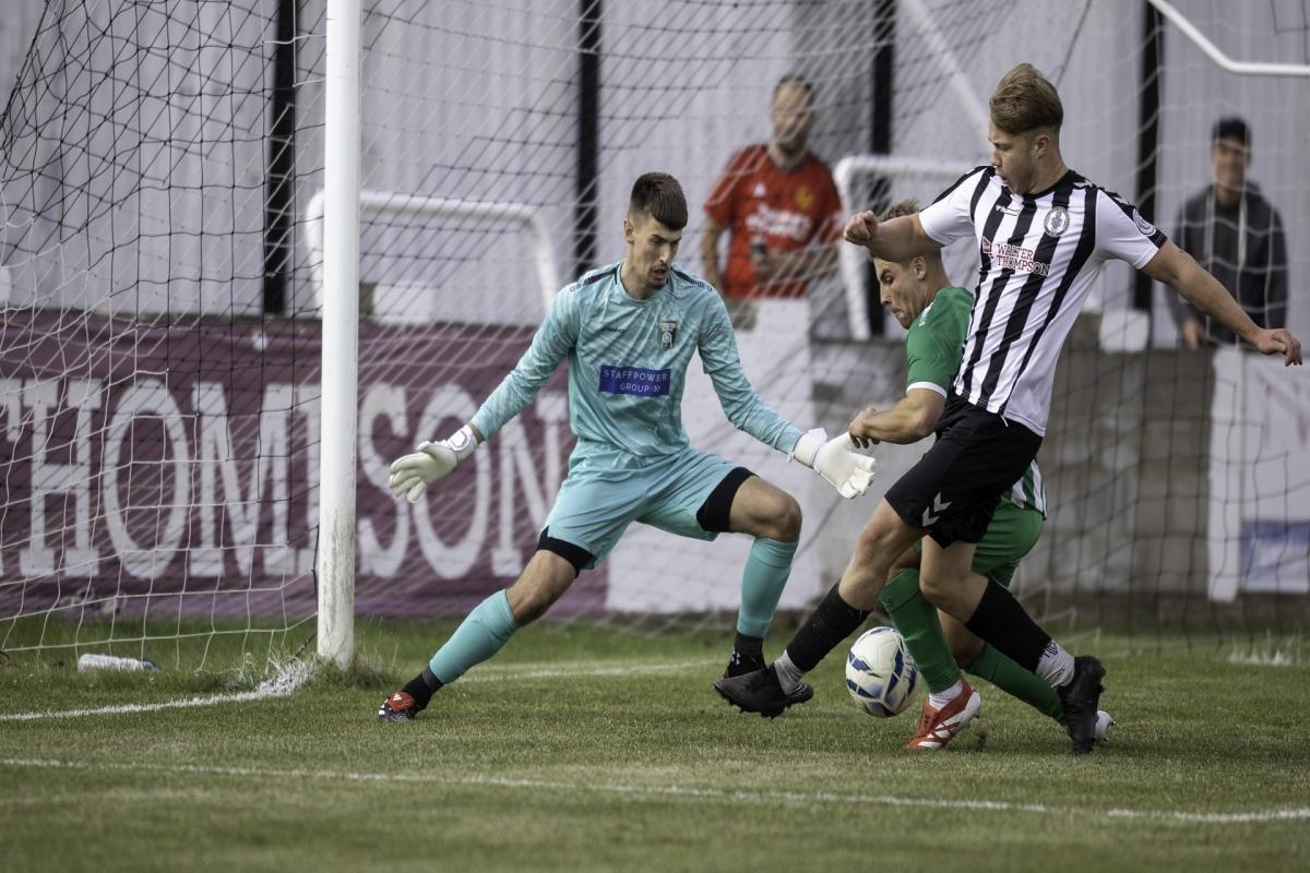 Colliers hold out against Town after second-half sending off