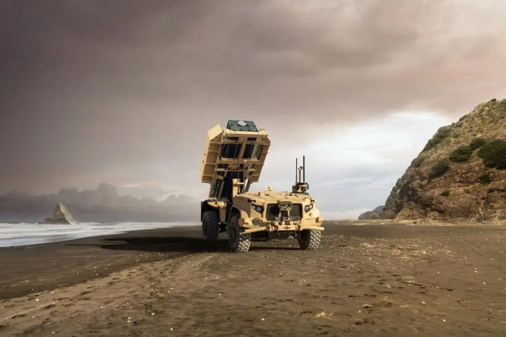 Oshkosh Defense unveils new variant of Marine remote fires vehicle