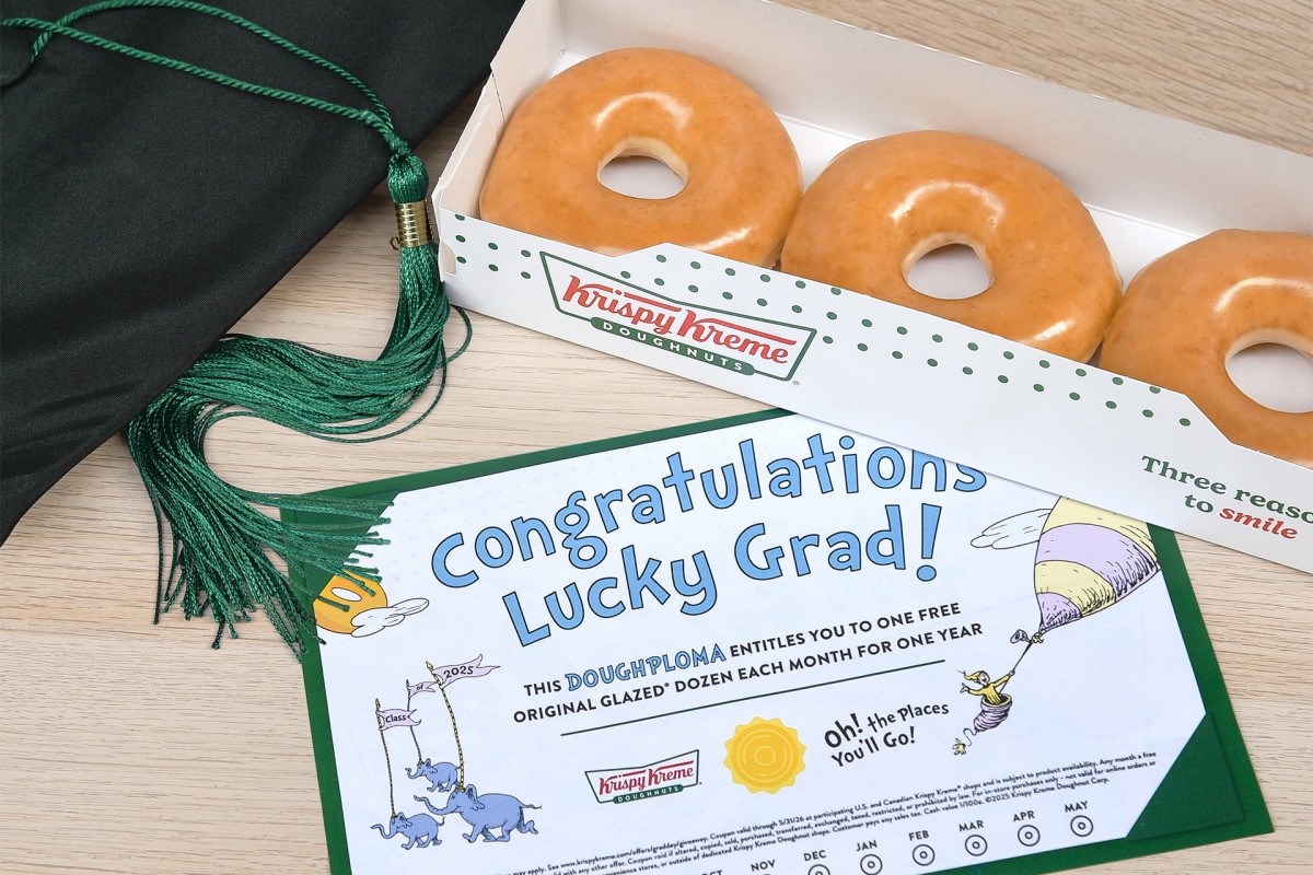 Krispy Kreme Is Giving Away Free Doughnuts to Graduates—Here's How to Get Yours