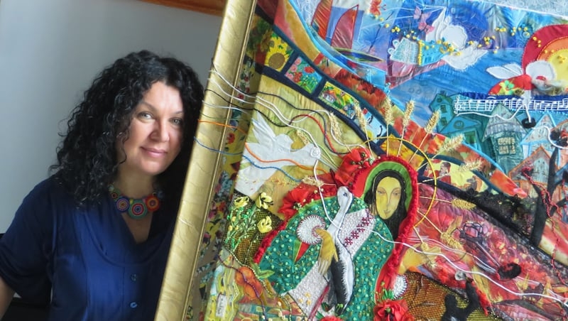 The Ukrainian artist fighting destruction with creation