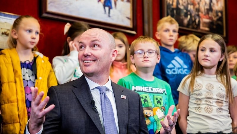 Gov. Cox returns ‘home' to sign bill boosting support for Utah's rural schools