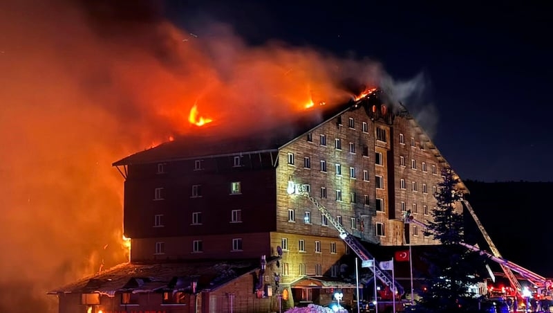 Olympic skier from Turkey and his father killed in hotel fire