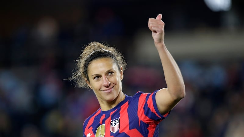 Carli Lloyd talks about cost of winning in Hall of Fame speech