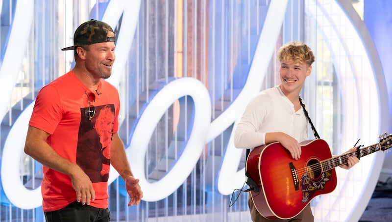 His dad is a Backstreet Boy. Now he's trying to carve his own path on ‘American Idol'