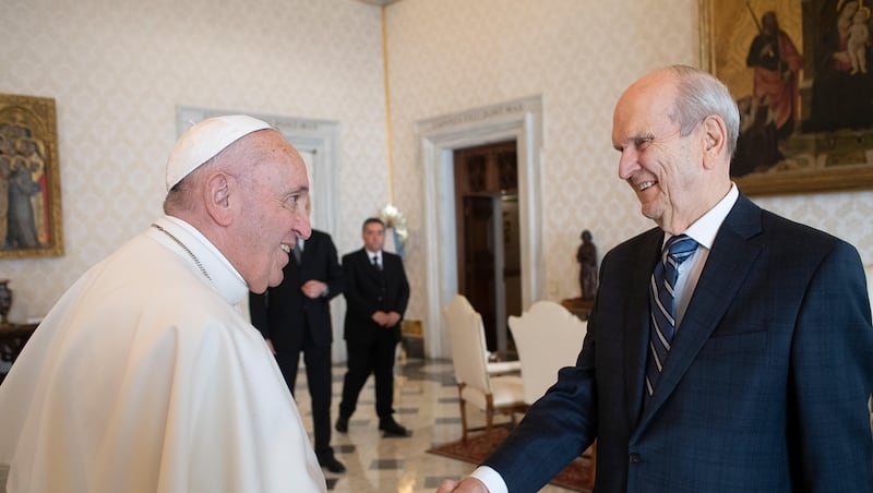 The First Presidency offers condolences on the passing of Pope Francis, noting his ‘courageous, compassionate leadership'
