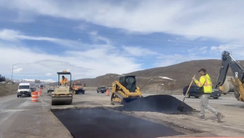 'Crazy' winter conditions help UDOT fill potholes, complete other road work early