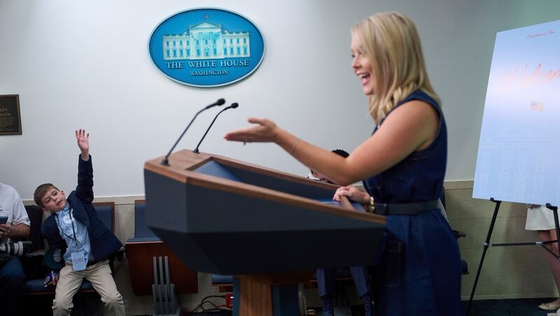 Cutest White House press briefing ever: Kids of staffers, media get to ask the questions