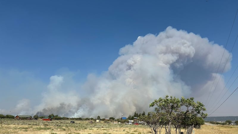 Wildfire near La Sal in San Juan County burning 4K acres, prompts evacuations