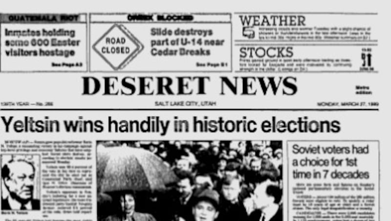 Deseret News archives: Exxon Valdez ran aground in Alaska waters in 1989