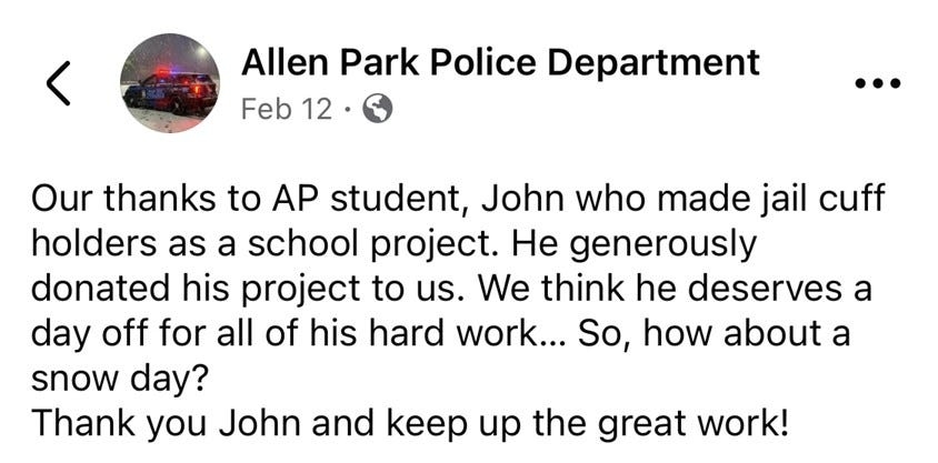 Allen Park police praised a teen for a good deed. Social media buried him in criticism