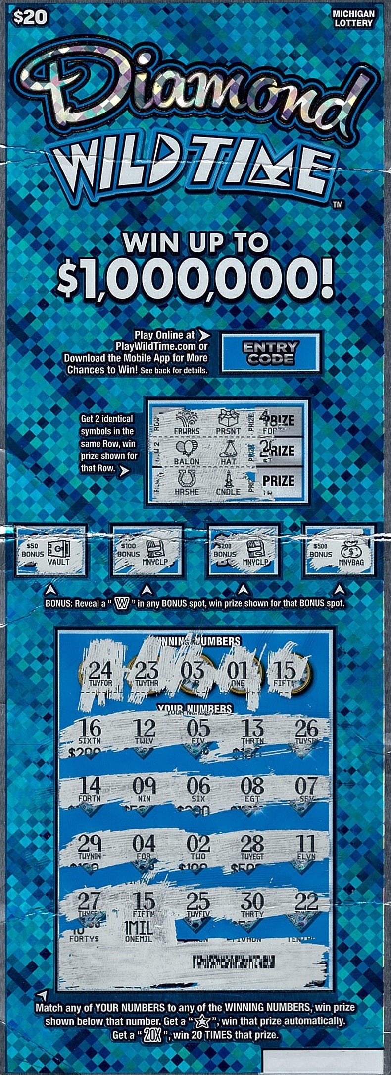 Up North man wins $1 million on Michigan Lottery instant ticket