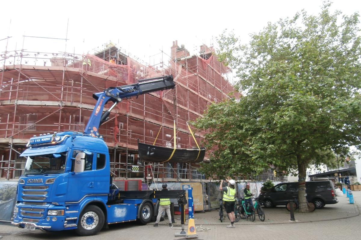 Weymouth Museum boat removal requires demolition work