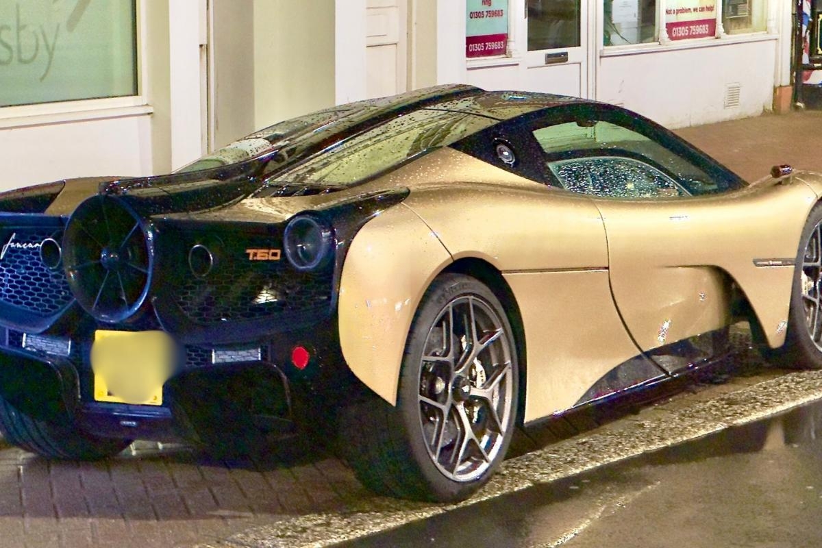 'Rare' £2.2m supercar photographed outside pub in Weymouth