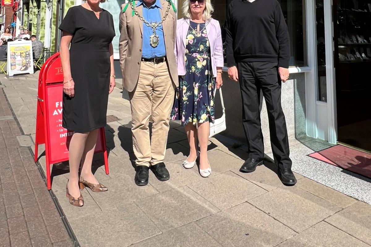 Businesses delighted as high street reopens after devastating fire