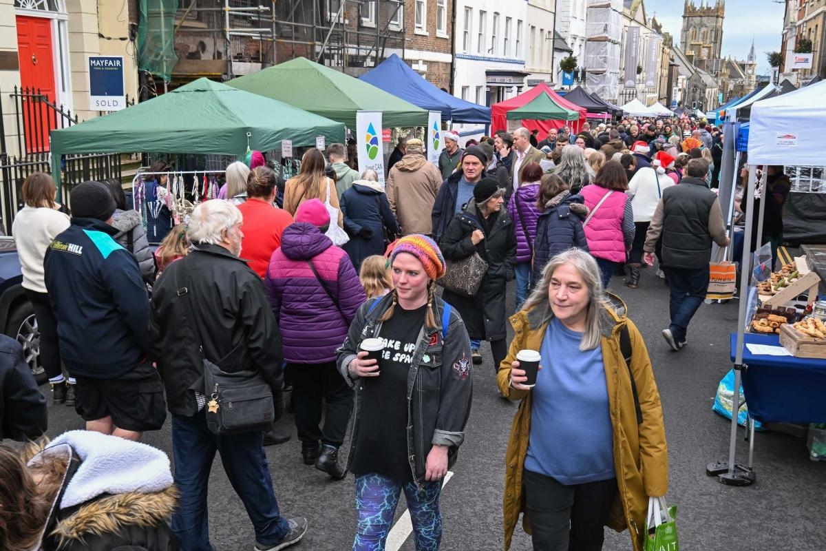 Festive event was town's busiest day of the year