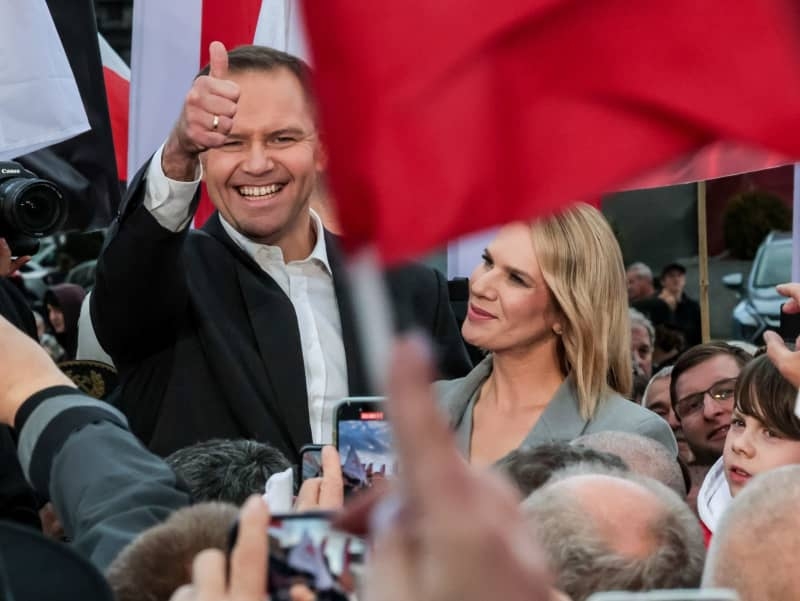 Conservative Nawrocki wins knife-edge Polish presidential election