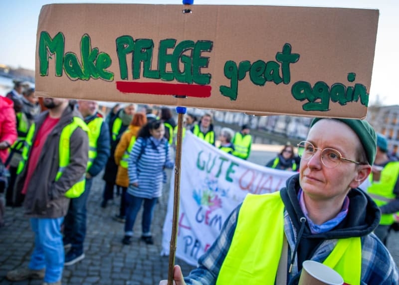 Care workers walk off the job in latest German industrial action
