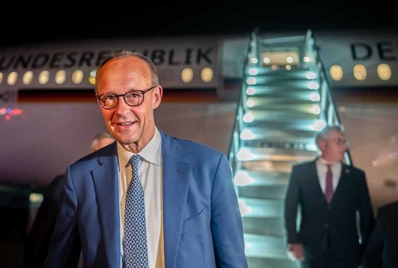 Germany's Merz says he's ready to talk domestic politics with Trump