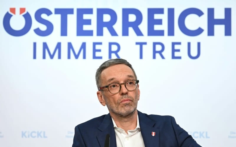 Austria's far-right FPÖ leader Kickl congratulates Germany's AfD