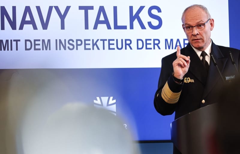 German warships target of sabotage, navy chief warns
