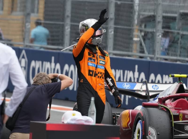 Safety car and rain: Norris wins chaotic sprint race at F1 Miami GP