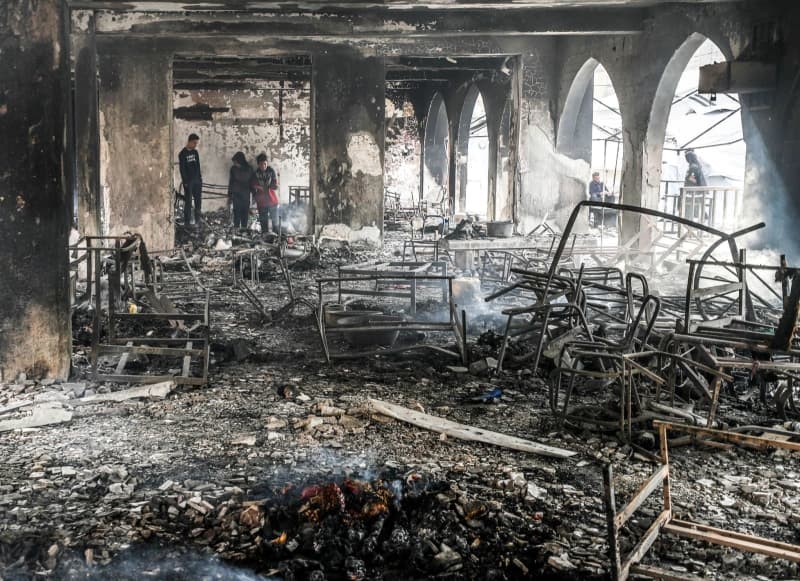 Israeli airstrike kills 10 at Gaza City shelter, Palestinians say