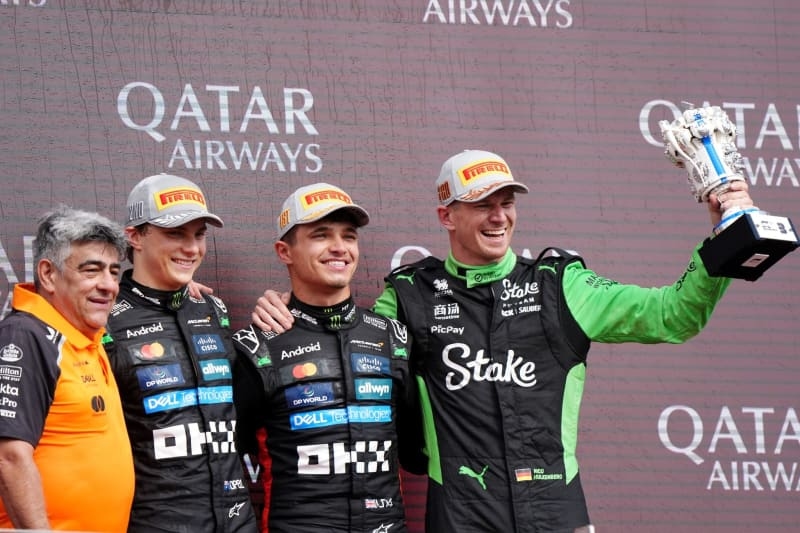 'Most overdue podium in F1 history' - Hülkenberg third in Britain