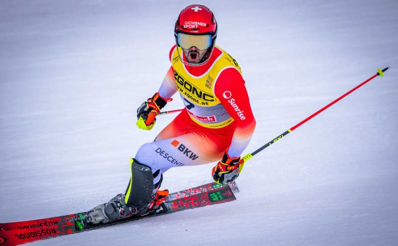 Meillard wins slalom gold at world championships after Clement slips
