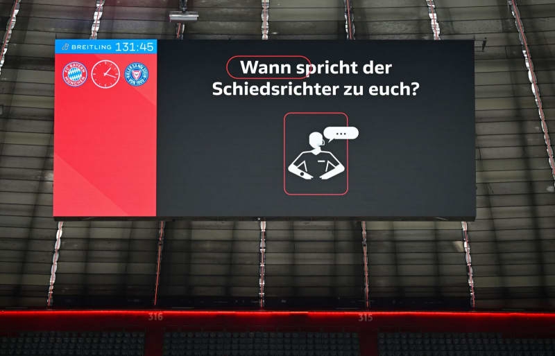 Stadium announcements by referees to be available in German football