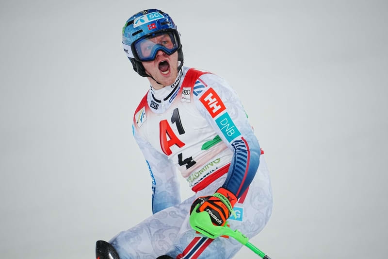 Haugan wins Schladming slalom as Strasser falters