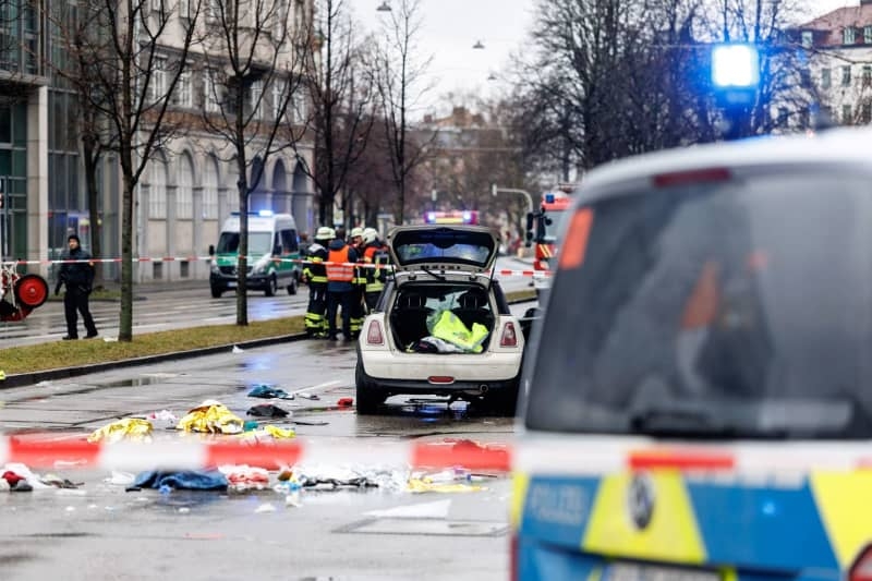 Munich police: Suspected vehicle attack injured at least 36
