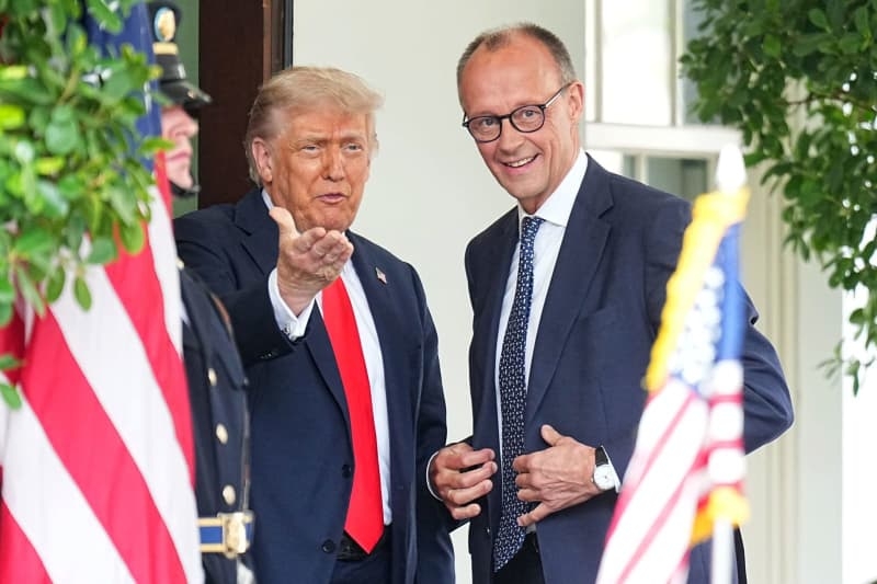 Merz gifts Trump historic birth certificate of his German grandfather