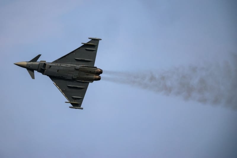 German fighter jets practise 'deep strike' in northern Sweden