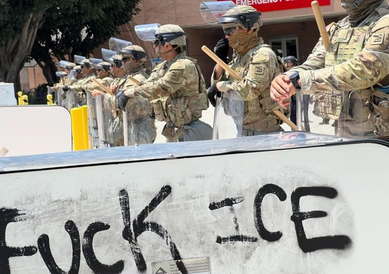 Police say more than 100 arrested in Los Angeles protests
