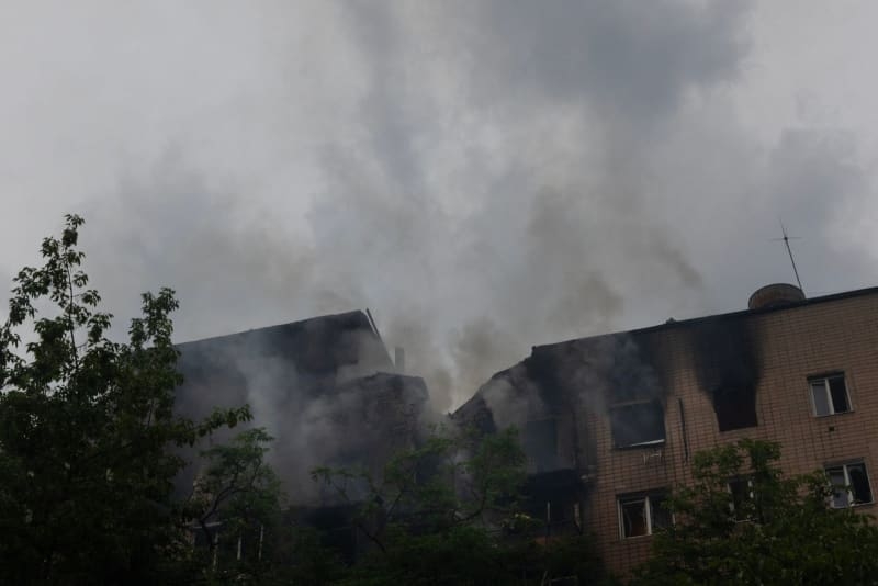 Russian drone strike kills at least two in Kharkiv, Ukraine reports