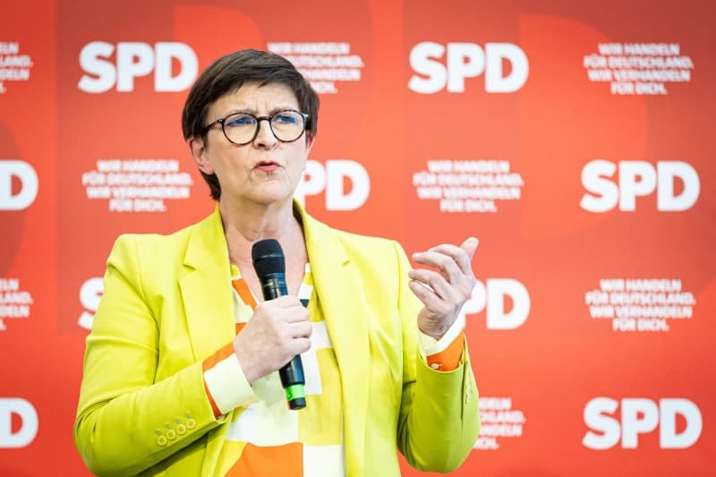 Co-leader of Germany's SPD wants four female ministers in new Cabinet