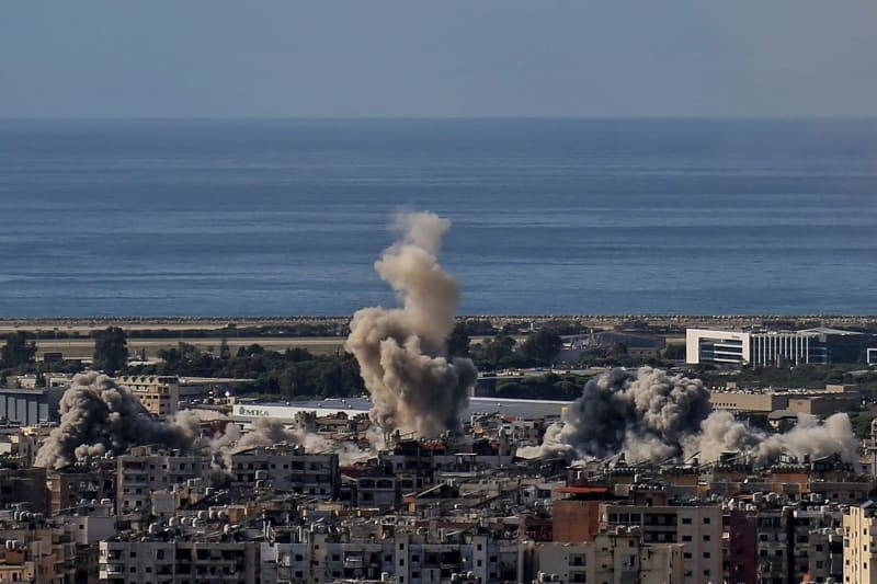 Israeli warplanes strike targets in Beirut's southern suburbs