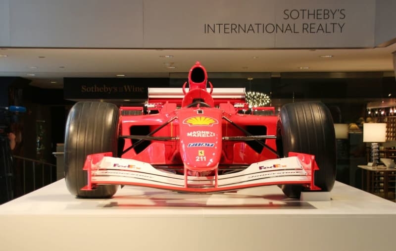 Schumacher's 2001 Ferrari auctioned for almost €16 million in Monaco