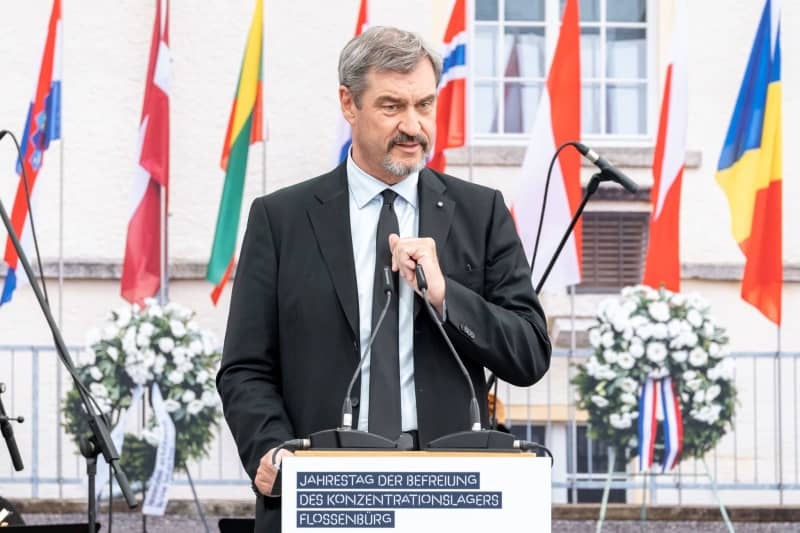 Commemorations held in Bergen-Bergen, Flossenbürg concentration camps