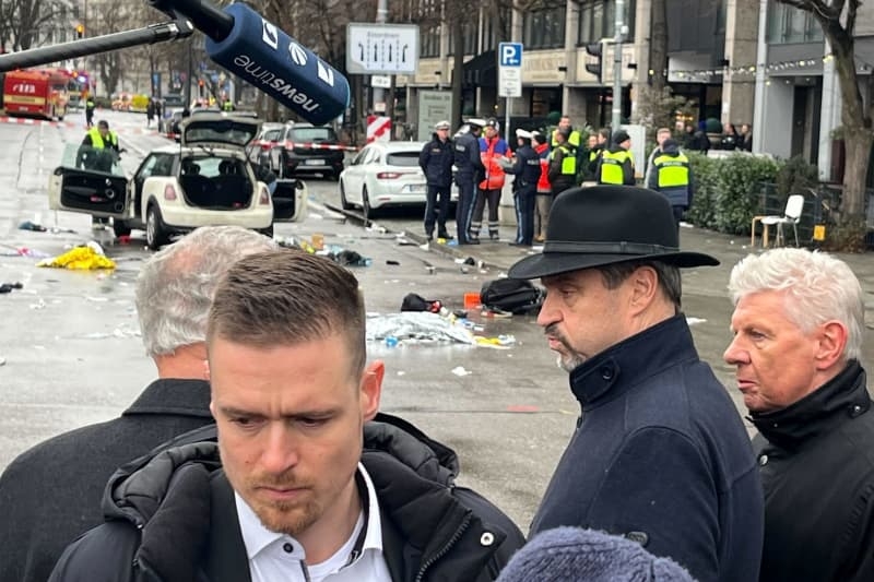 Driver ploughs into Munich crowd in 'suspected attack,' injuring 30