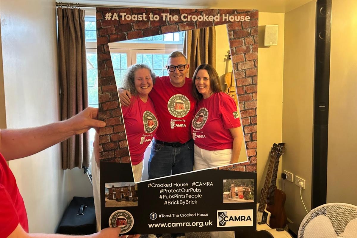 Raise a glass for the fight to rebuild Crooked House pub 2 years on