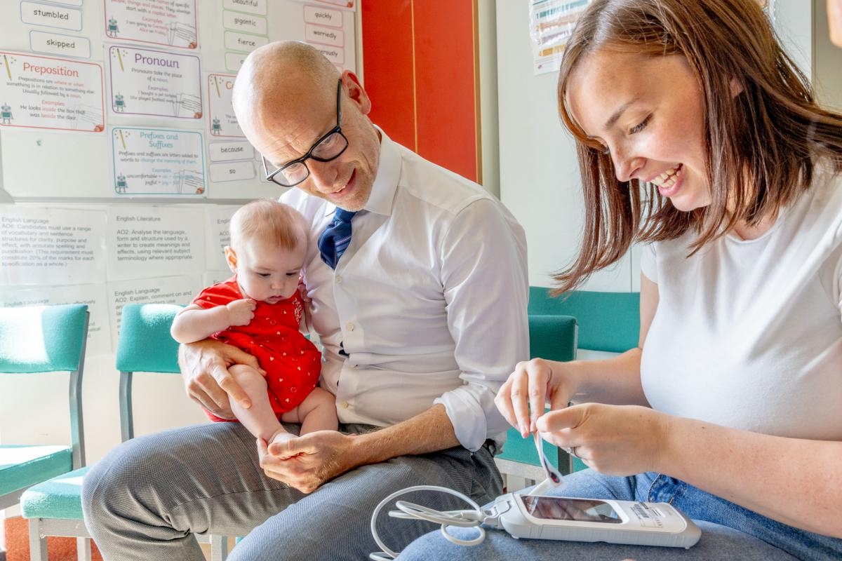 Health Minister visit Dudley hospital to see how AI is providing faster care
