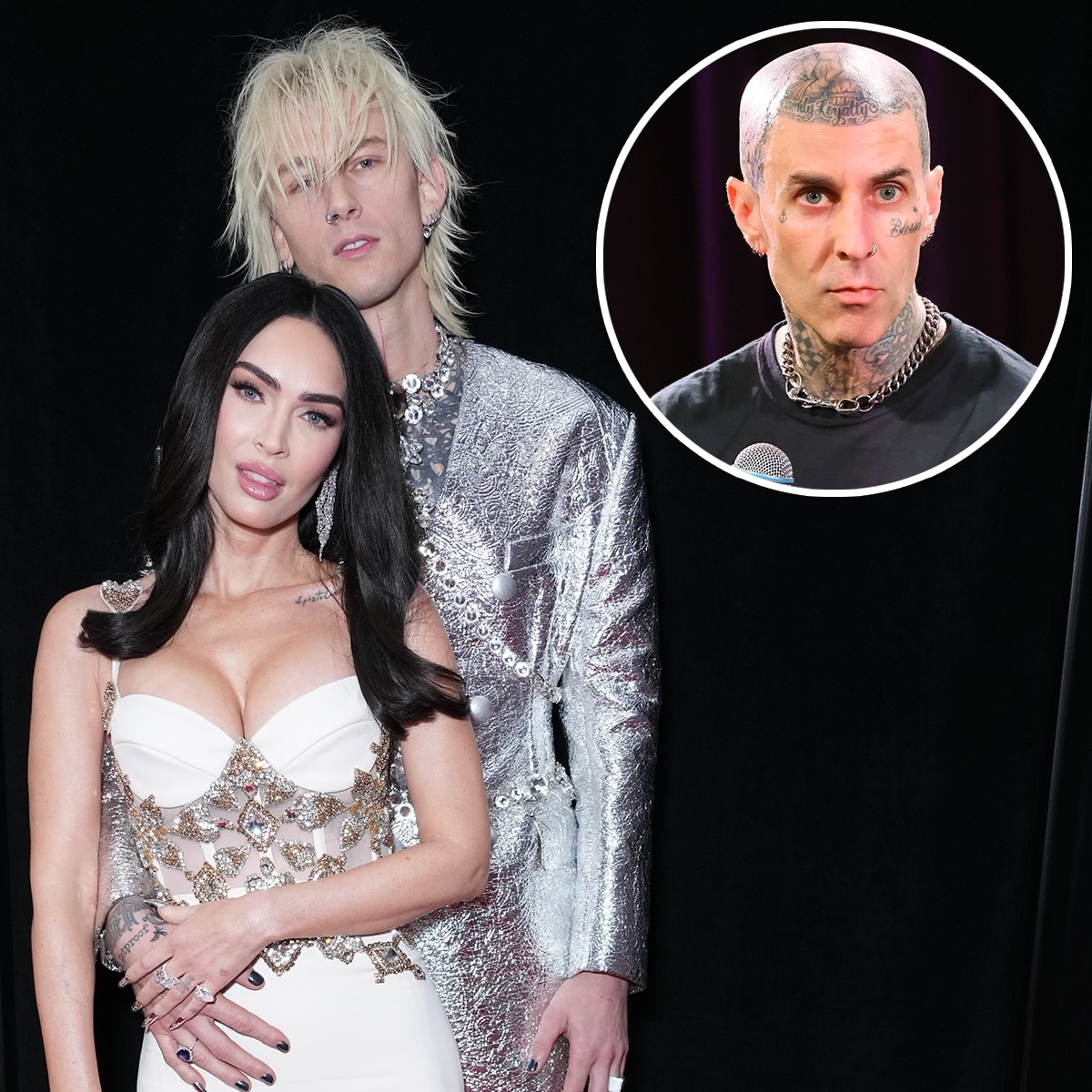 How Travis Barker Played a Role in Megan Fox, MGK's Baby Girl's Birth