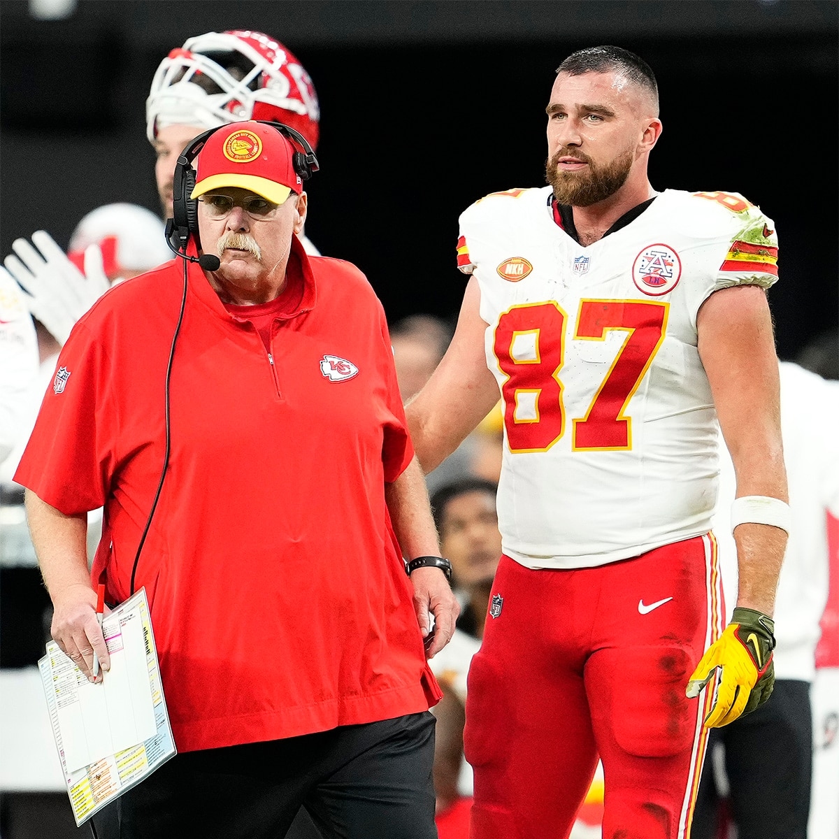 Travis Kelce's Coach Andy Reid Reacts to His Body Transformation