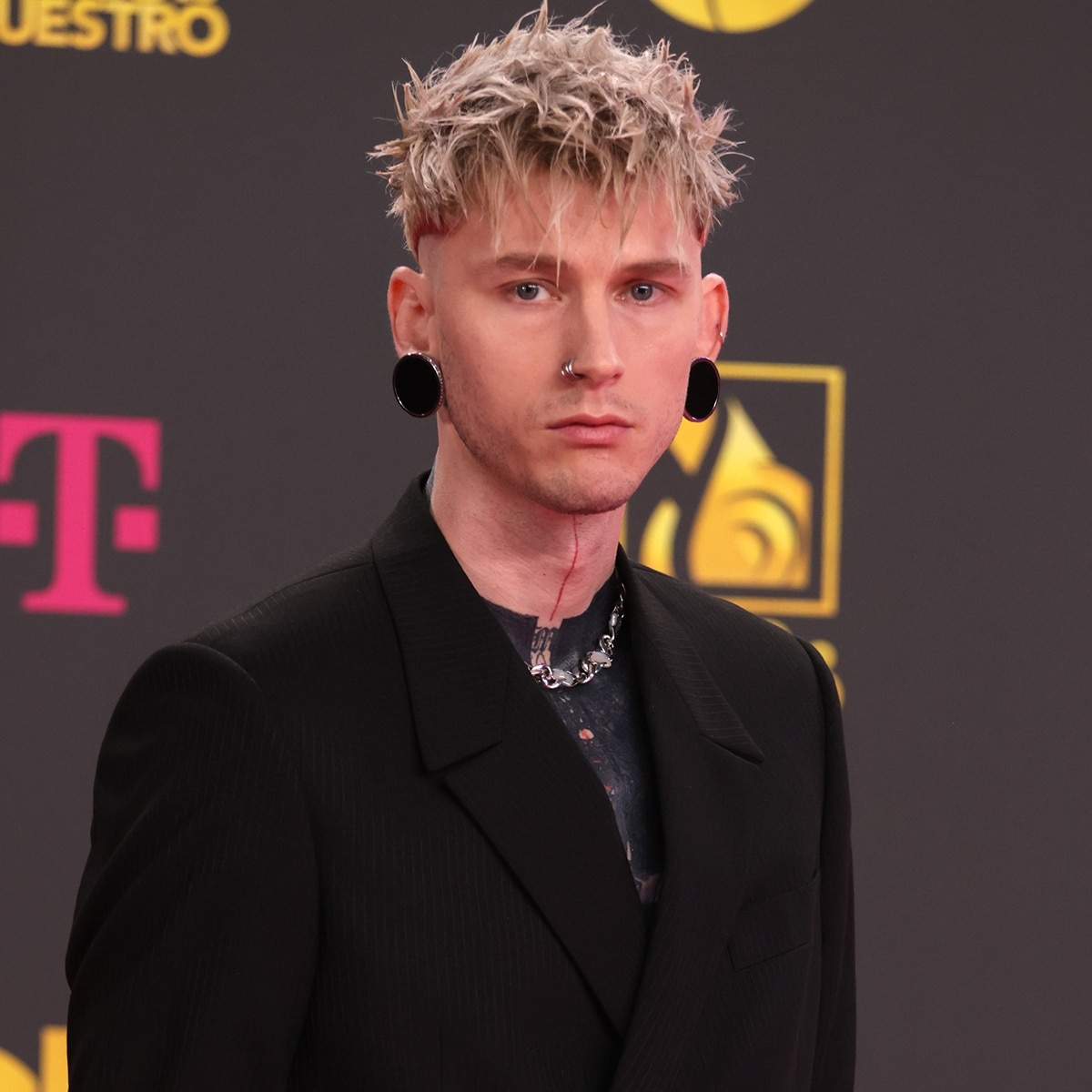 MGK Looks So Different With New Beard and Man Bun Transformation