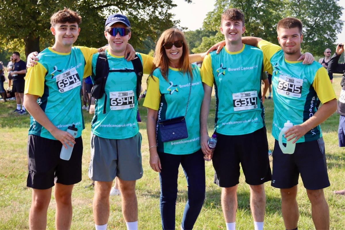 Son completes half marathon to raise money after mum's cancer battle