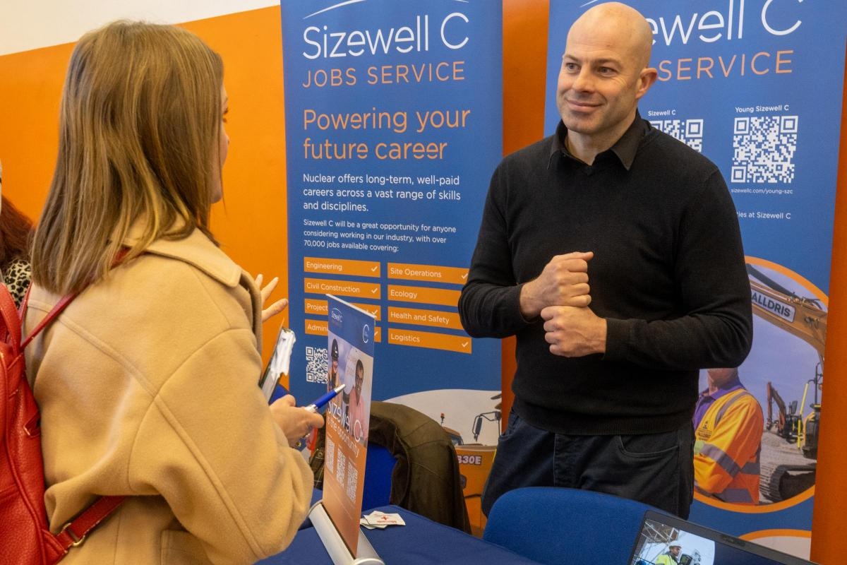 Meet the jobs matchmaker filling roles at Sizewell C