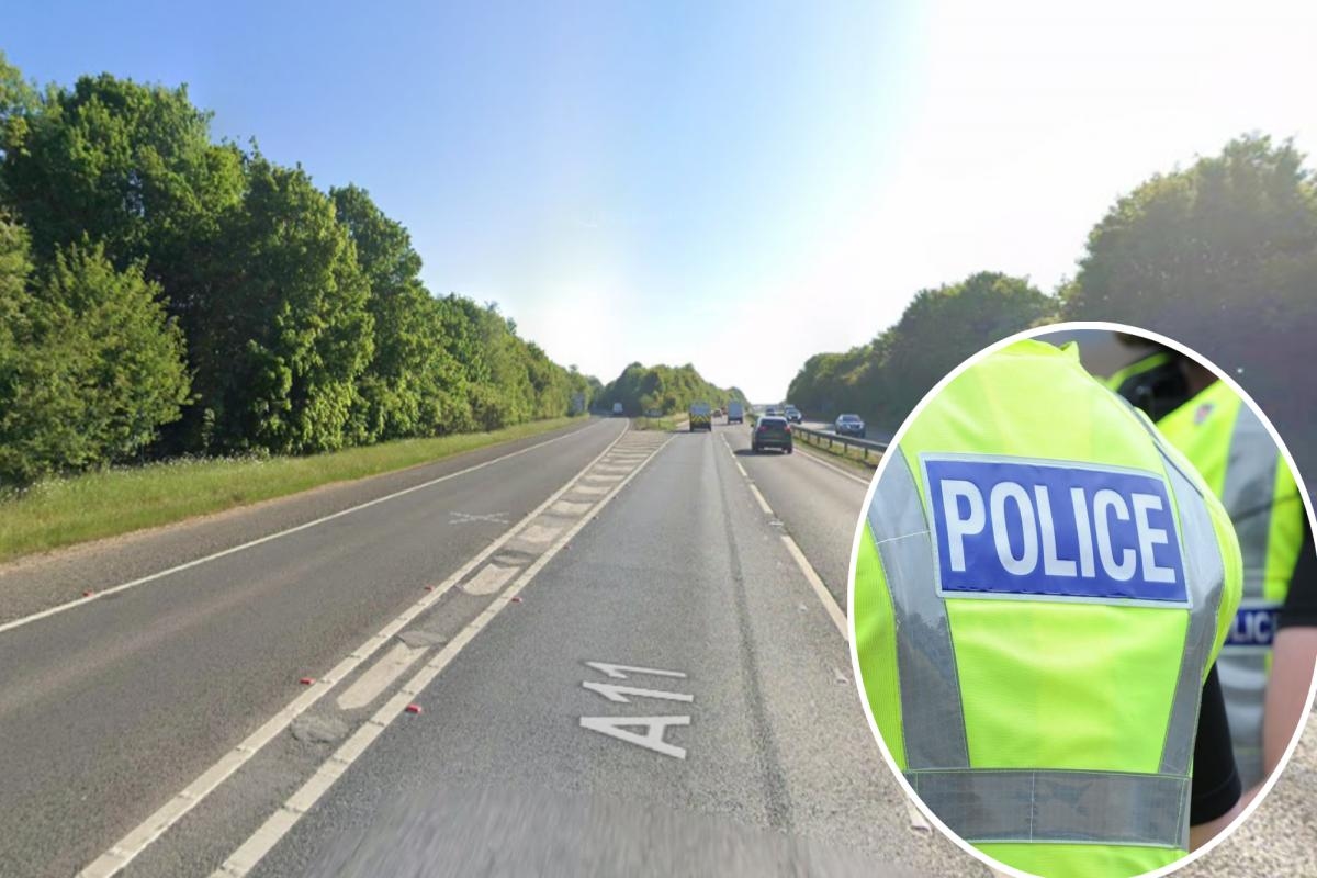 A11 closed after serious crash involving seven vehicles